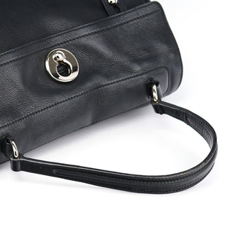 Yves Saint Laurent Black Leather Muse Two Bag