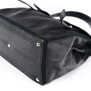 Yves Saint Laurent Black Leather Muse Two Bag