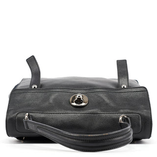 Yves Saint Laurent Black Leather Muse Two Bag
