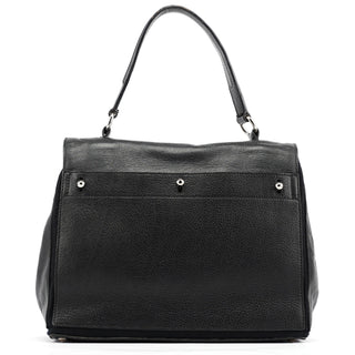 Yves Saint Laurent Black Leather Muse Two Bag