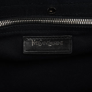Yves Saint Laurent Black Leather Muse Two Bag