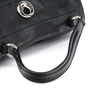Yves Saint Laurent Black Leather Muse Two Bag
