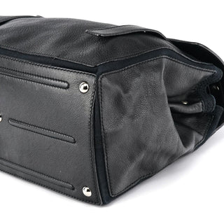 Yves Saint Laurent Black Leather Muse Two Bag