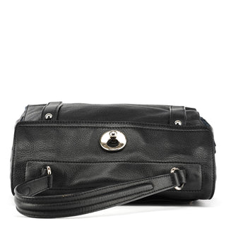 Yves Saint Laurent Black Leather Muse Two Bag