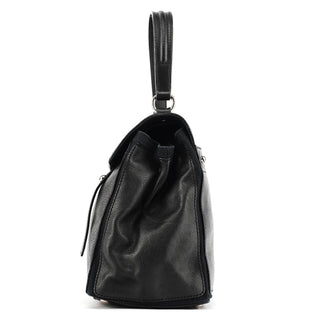 Yves Saint Laurent Black Leather Muse Two Bag
