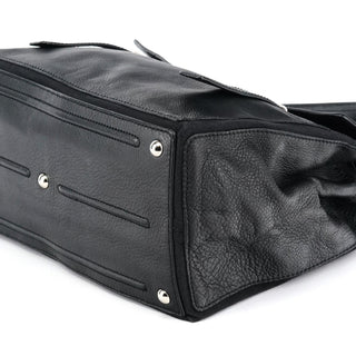 Yves Saint Laurent Black Leather Muse Two Bag