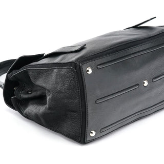 Yves Saint Laurent Black Leather Muse Two Bag