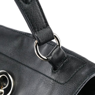 Yves Saint Laurent Black Leather Muse Two Bag