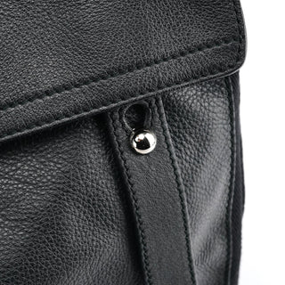 Yves Saint Laurent Black Leather Muse Two Bag