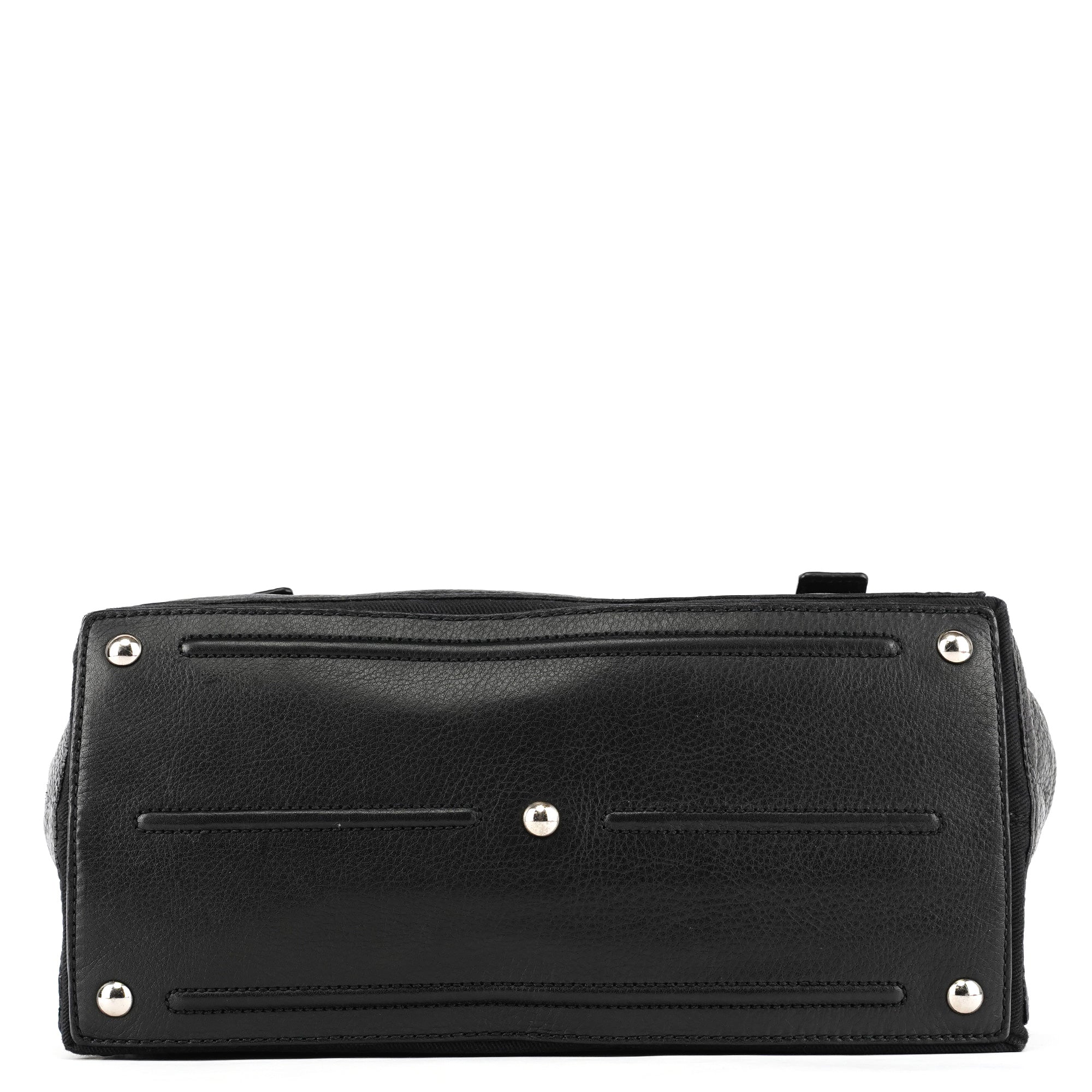 Yves Saint Laurent Black Leather Muse Two Bag