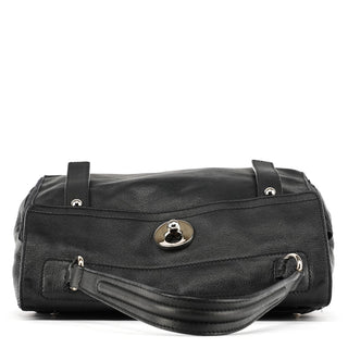 Yves Saint Laurent Black Leather Muse Two Bag