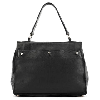 Yves Saint Laurent Black Leather Muse Two Bag