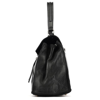 Yves Saint Laurent Black Leather Muse Two Bag