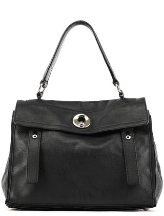 Yves Saint Laurent Black Leather Muse Two Bag