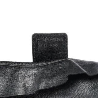 Yves Saint Laurent Black Leather Saint Tropez Shoulder Bag