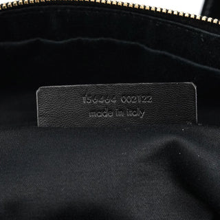 Yves Saint Laurent Black Patent Leather Muse Tote Bag