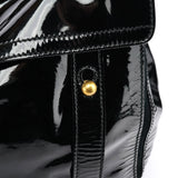Yves Saint Laurent Black Patent Leather Muse Two Bag