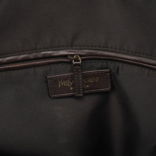 Yves Saint Laurent Brown Calfskin Leather Muse Tote Bag