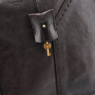 Yves Saint Laurent Brown Calfskin Leather Muse Tote Bag