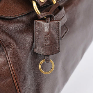 Yves Saint Laurent Brown Calfskin Muse Tote Bag