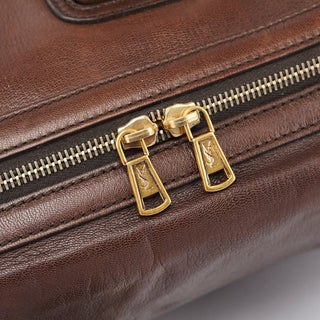 Yves Saint Laurent Brown Calfskin Muse Tote Bag