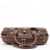 Yves Saint Laurent Brown Calfskin Muse Tote Bag