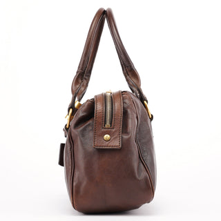 Yves Saint Laurent Brown Calfskin Muse Tote Bag