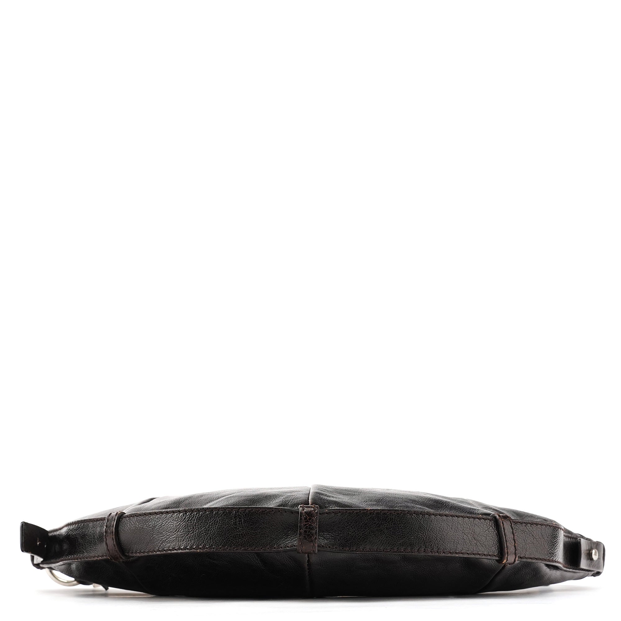 Yves Saint Laurent Brown Leather Mombasa Hobo Shoulder Bag
