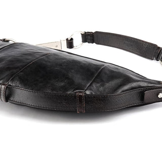 Yves Saint Laurent Brown Leather Mombasa Hobo Shoulder Bag