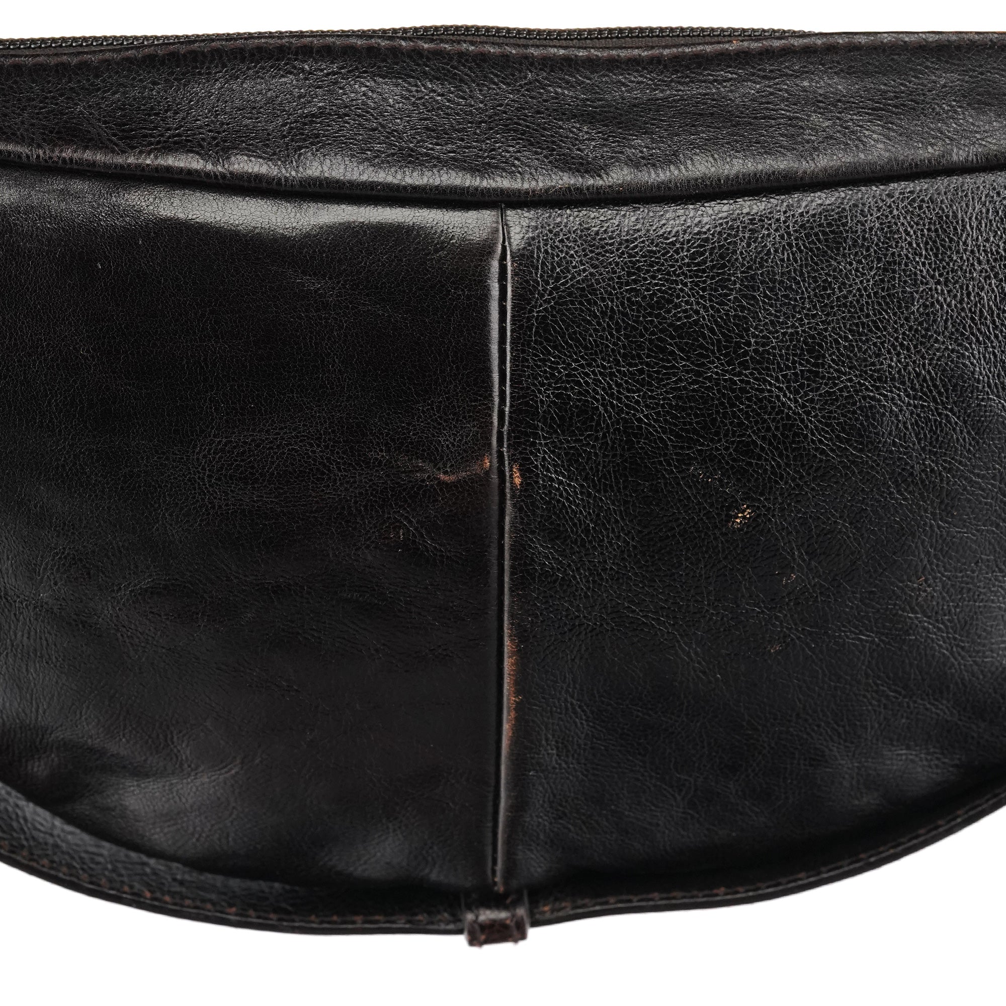 Yves Saint Laurent Brown Leather Mombasa Hobo Shoulder Bag