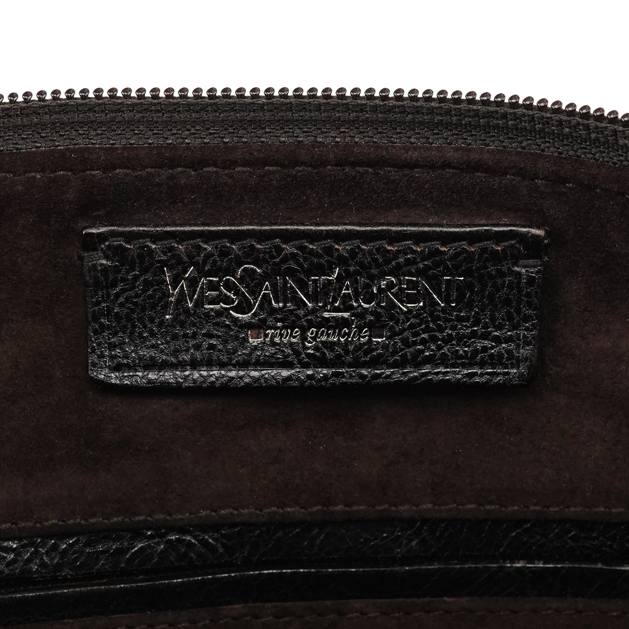 Yves Saint Laurent Brown Leather Mombasa Hobo Shoulder Bag