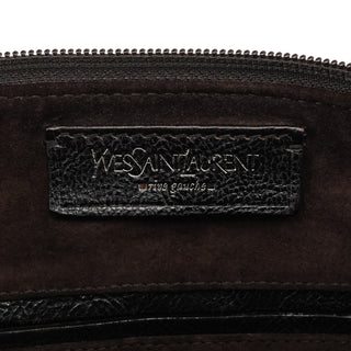 Yves Saint Laurent Brown Leather Mombasa Hobo Shoulder Bag