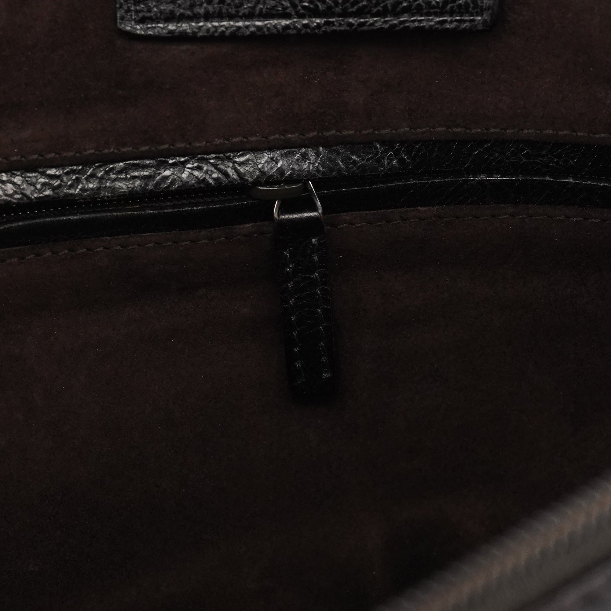 Yves Saint Laurent Brown Leather Mombasa Hobo Shoulder Bag