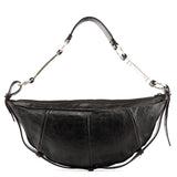 Yves Saint Laurent Brown Leather Mombasa Hobo Shoulder Bag