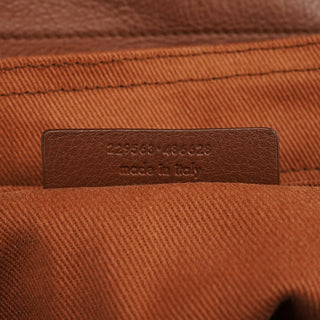 Yves Saint Laurent Brown Leather Muse Two Bag