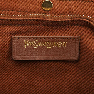 Yves Saint Laurent Brown Leather Muse Two Bag