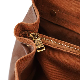 Yves Saint Laurent Brown Leather Muse Two Bag