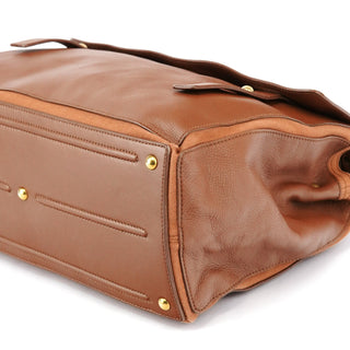 Yves Saint Laurent Brown Leather Muse Two Bag