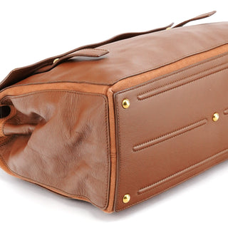Yves Saint Laurent Brown Leather Muse Two Bag