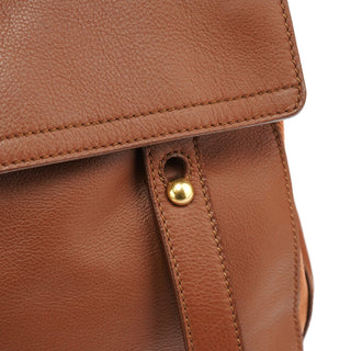 Yves Saint Laurent Brown Leather Muse Two Bag