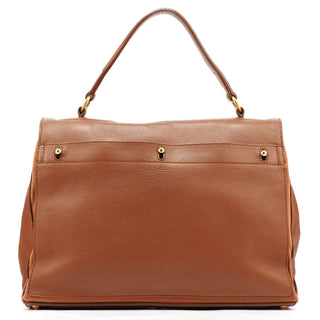 Yves Saint Laurent Brown Leather Muse Two Bag