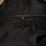 Yves Saint Laurent Brown Leather Y Muse Tote Bag