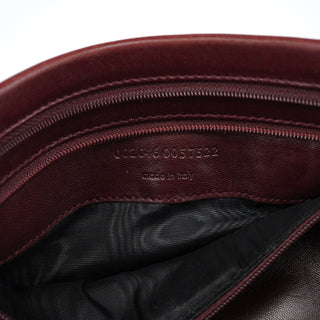 Yves Saint Laurent Burgundy Calfksin Mini Shoulder Bag