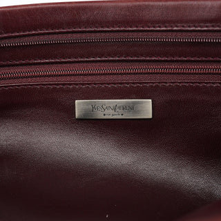Yves Saint Laurent Burgundy Calfksin Mini Shoulder Bag