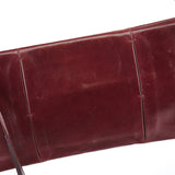 Yves Saint Laurent Burgundy Calfksin Mini Shoulder Bag