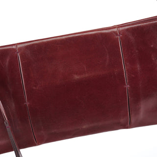 Yves Saint Laurent Burgundy Calfksin Mini Shoulder Bag