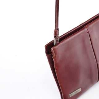 Yves Saint Laurent Burgundy Calfksin Mini Shoulder Bag