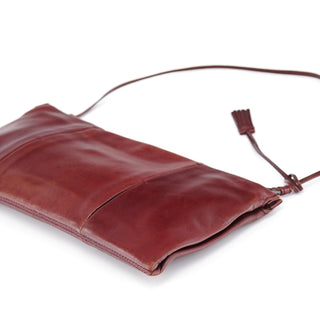 Yves Saint Laurent Burgundy Calfksin Mini Shoulder Bag