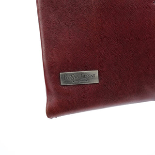 Yves Saint Laurent Burgundy Calfksin Mini Shoulder Bag