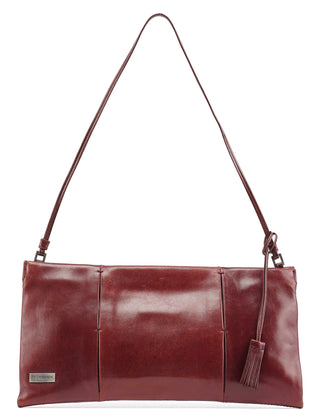 Yves Saint Laurent Burgundy Calfksin Mini Shoulder Bag